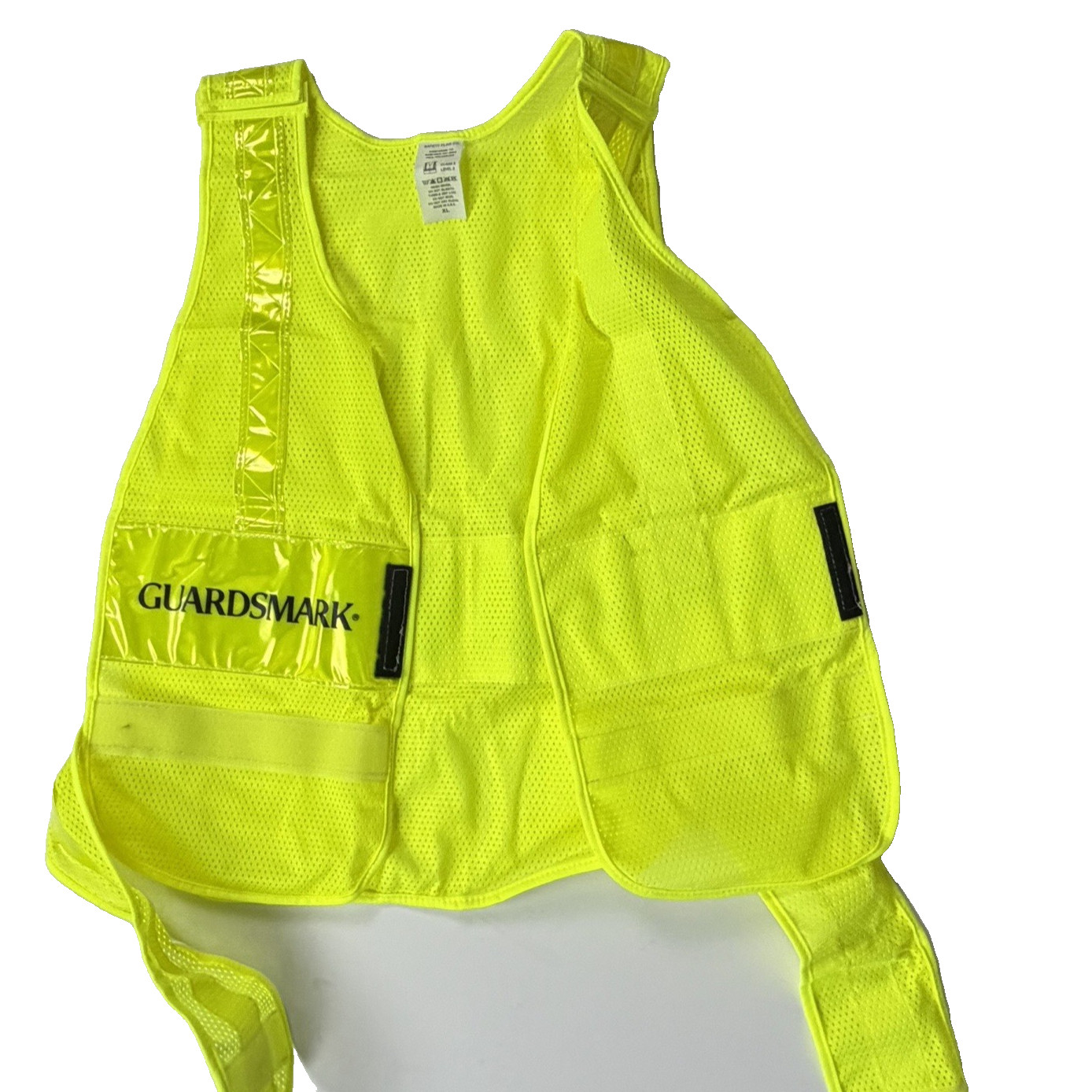 NEW Security Guard Mesh Vest Event Security School Safety Bouncer Sz XL