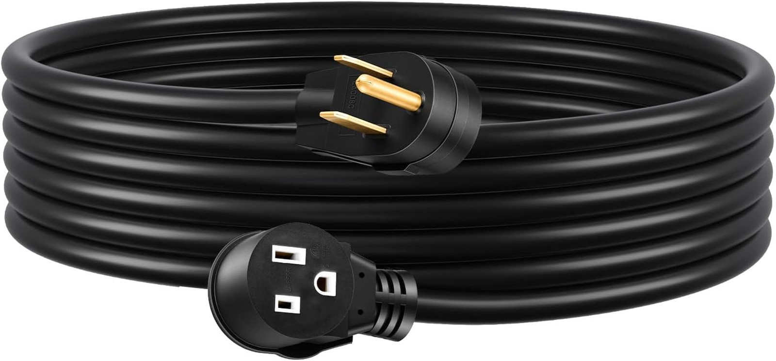30 Amp Welder Extension Cord 50 Feet, STW 10 AWG NEMA 6-50P/R Heavy Duty Power C