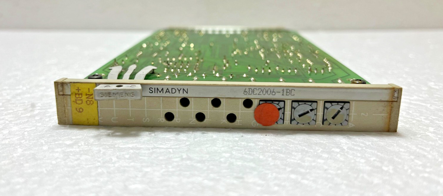 SIEMENS 6DC2006-1BC SIMADYN C INPUT AND REFERENCE MODULES