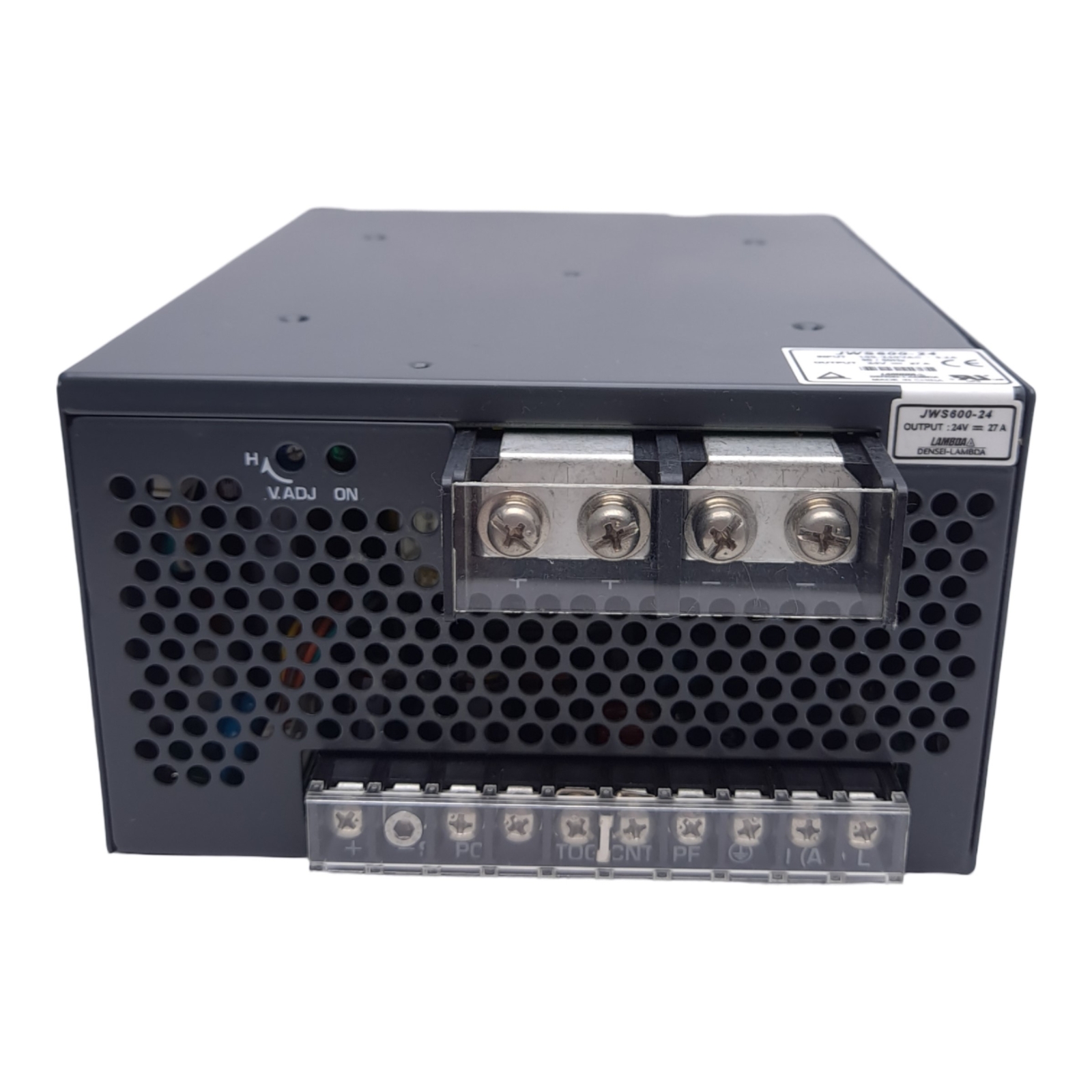 TDK-Lambda JWS600-24 Power Supply, 85-265VAC/120-330VDC In, 24VDC 27A 648W Out