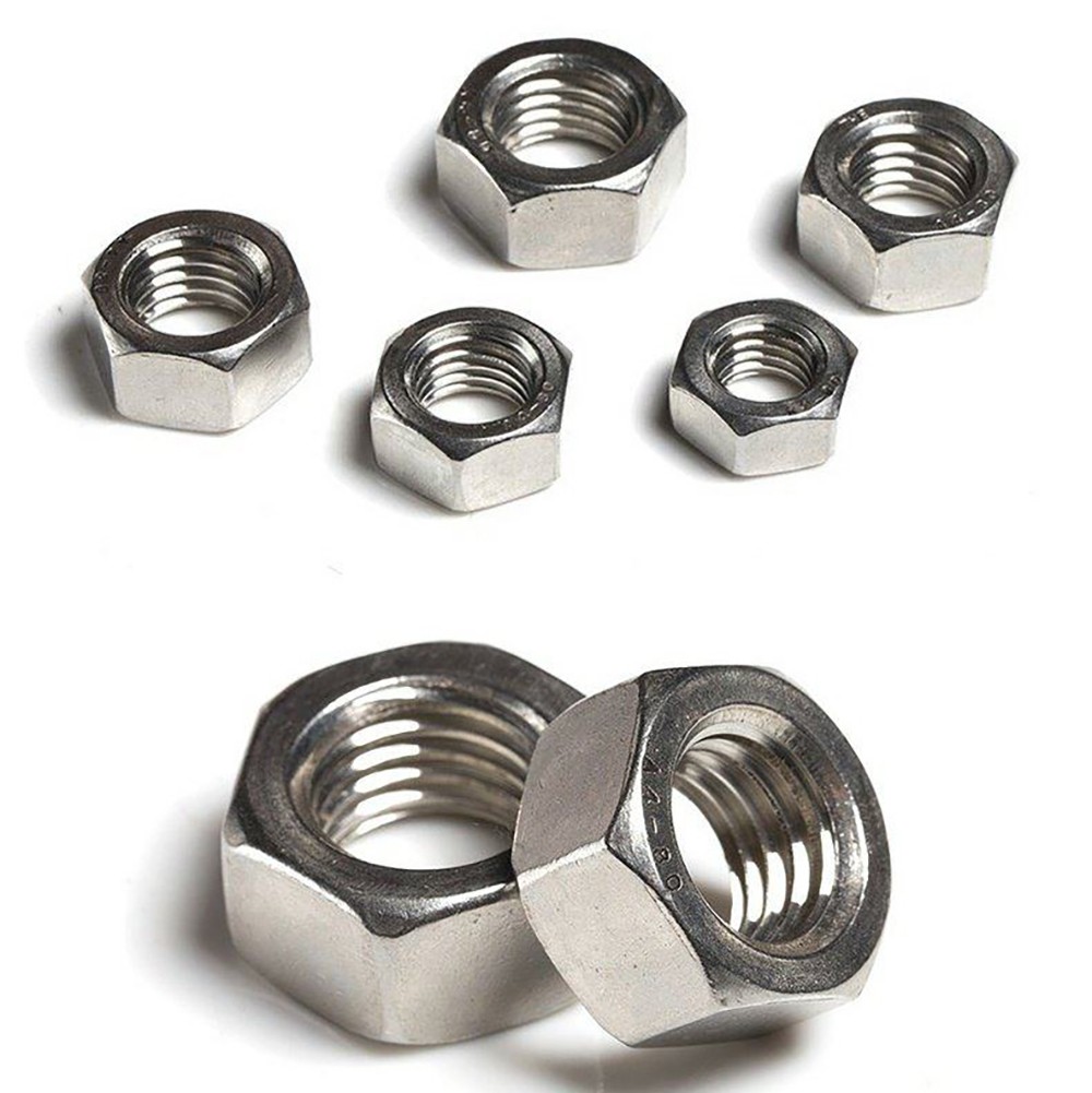 UNC & UNF Imperial Thread Full Nuts Stainless Steel 1/4,5/16,3/8,7/16,1/2,5/8″