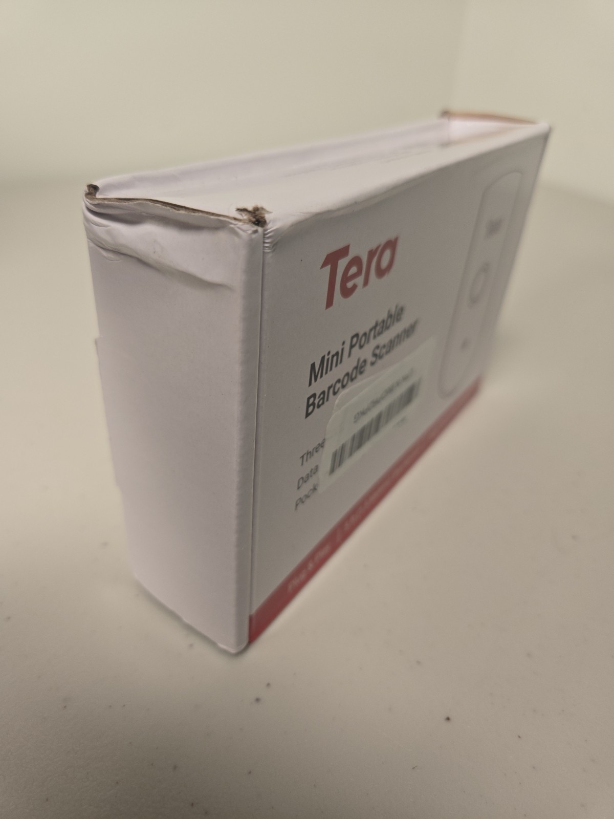 Tera Model 1200 Mini Portable Barcode Scanner – USB, Plug & Play, Dongle, Manual