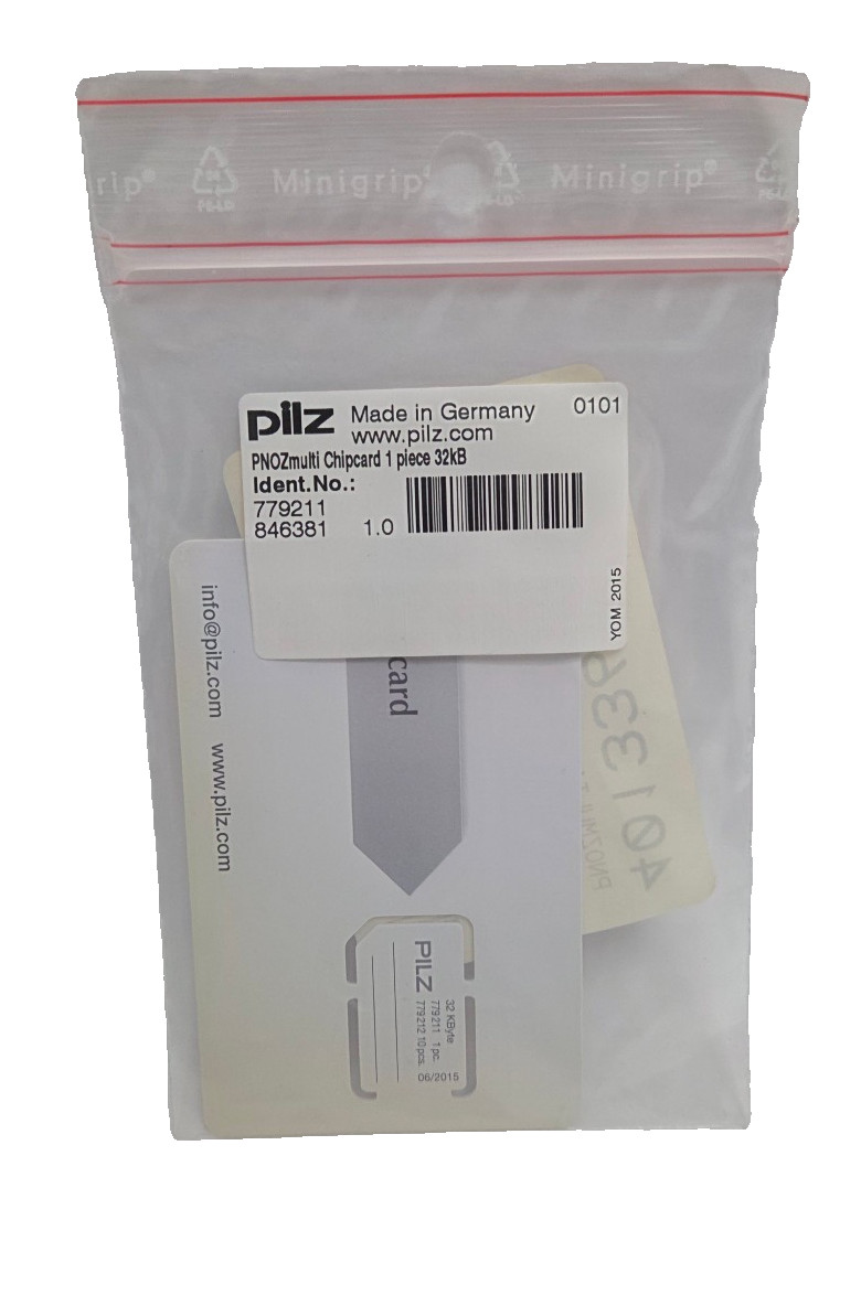 New Pilz 779211 846380 PLC Memory Card, PNOZMulti Chipcard 1 Piece, 32kb