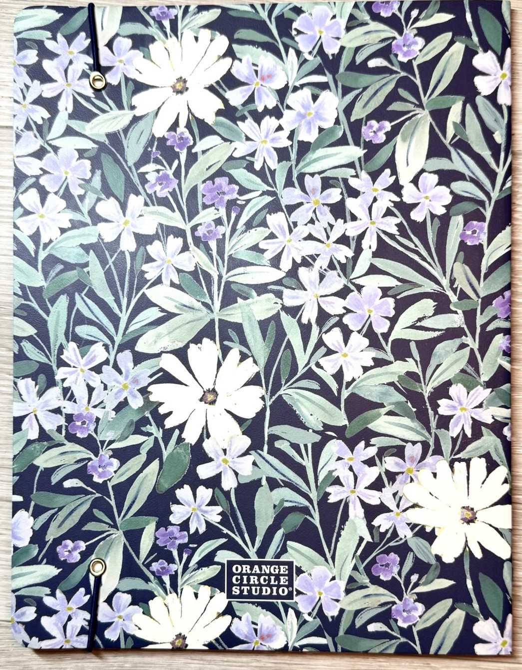 2026 Monthly 12 months Planner Orange Circle Studio OCS Purple Lavender Flowers