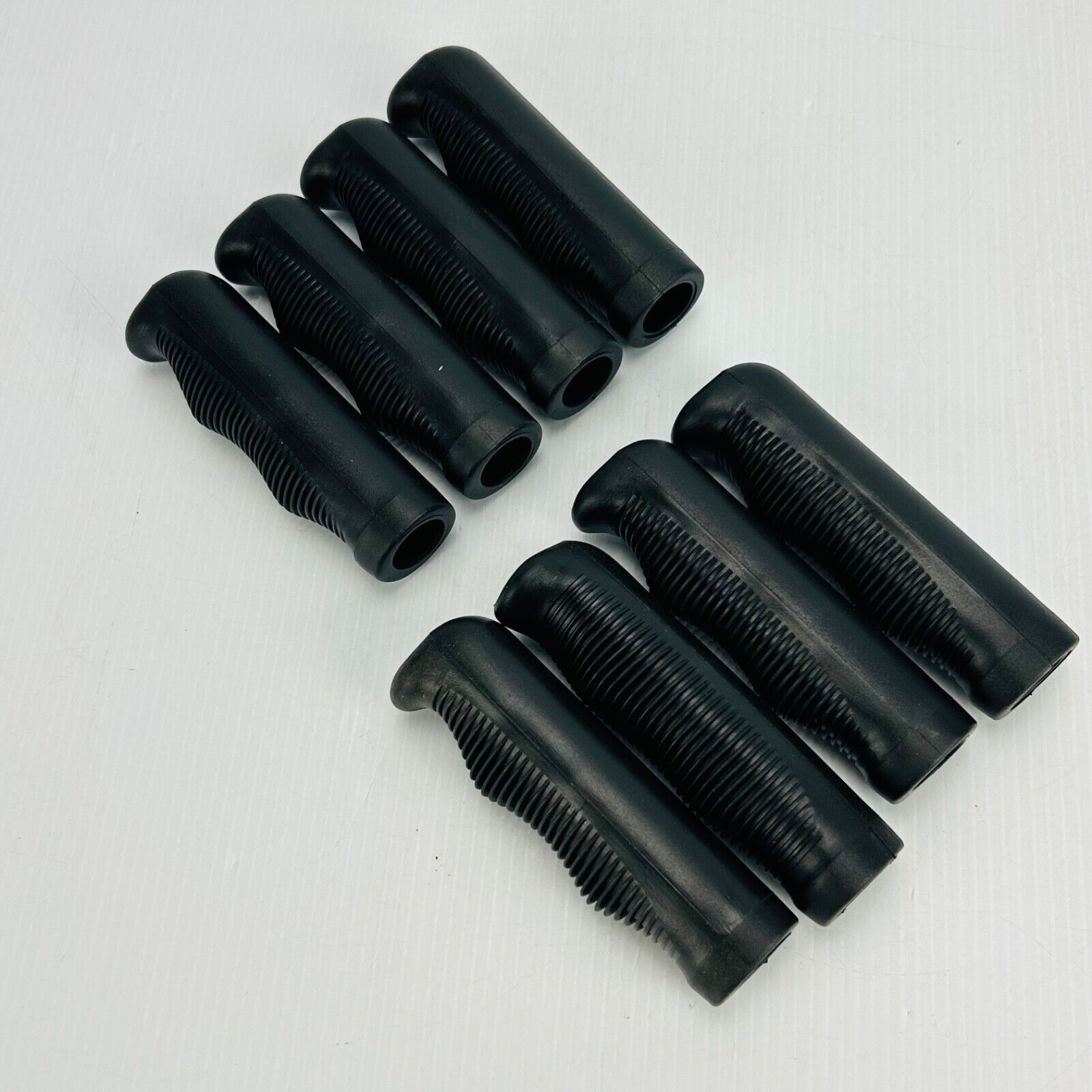 Handle Grips 4-1/2″ Long Black Flangeless For 3/4″ Diameter Handle Lot of 8