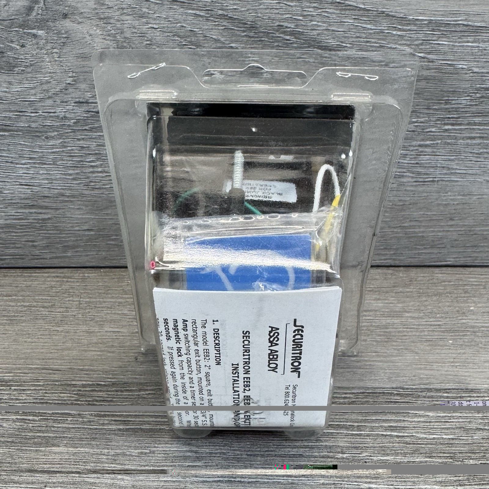 SECURITRON EEB2 Push to Exit Button,Emergency