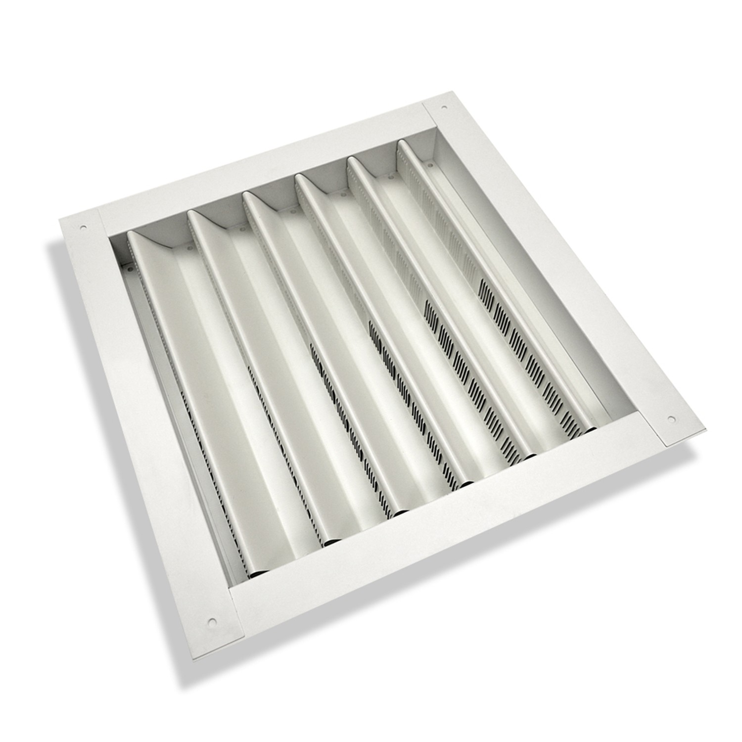 Master Flow DA1212W White Aluminum Wall Mount Square Static Vent 12 x 12 in.