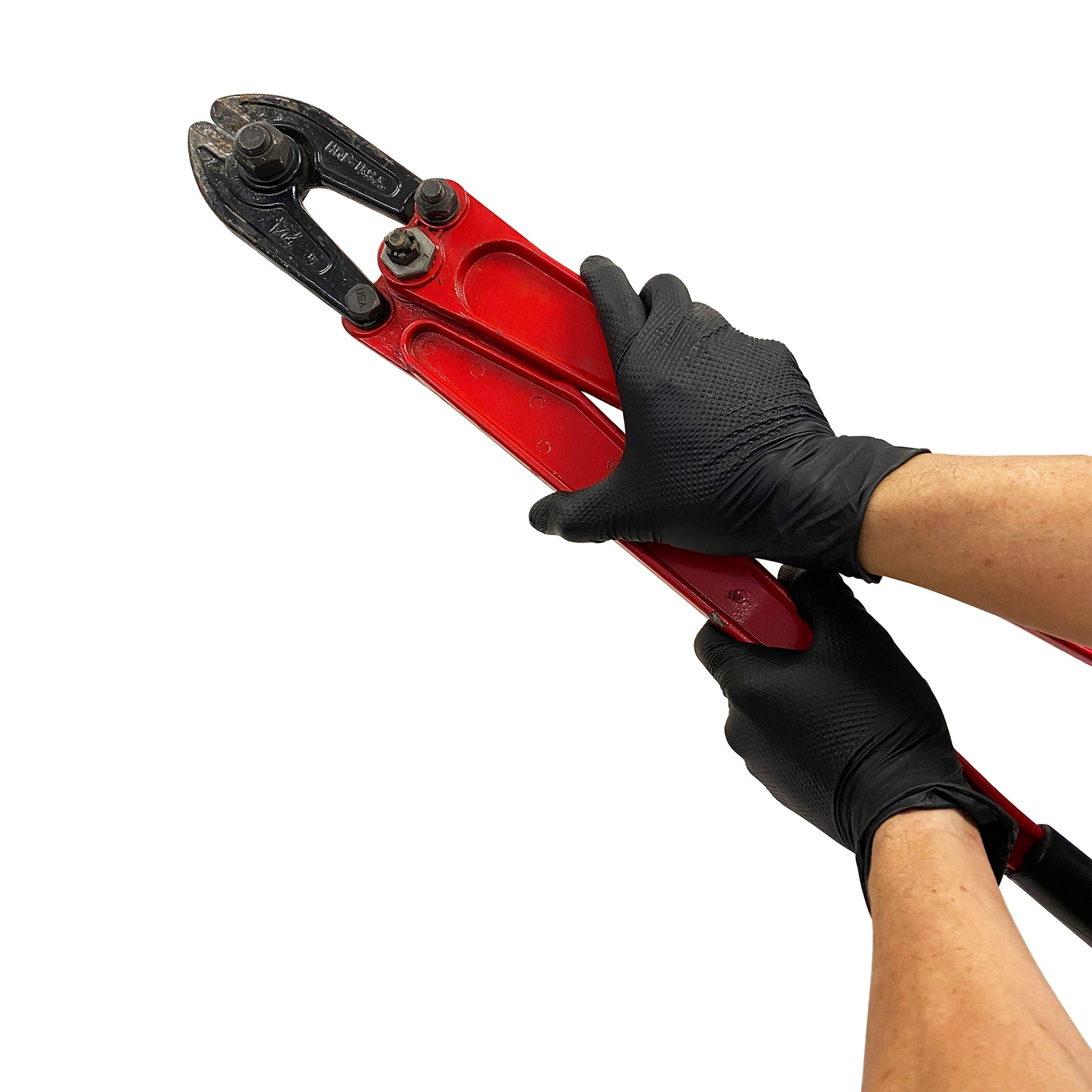 KingSeal UltraBlack PRO-3D Nitrile Exam Gloves, X-LARGE – 1 Box of 100 Gloves