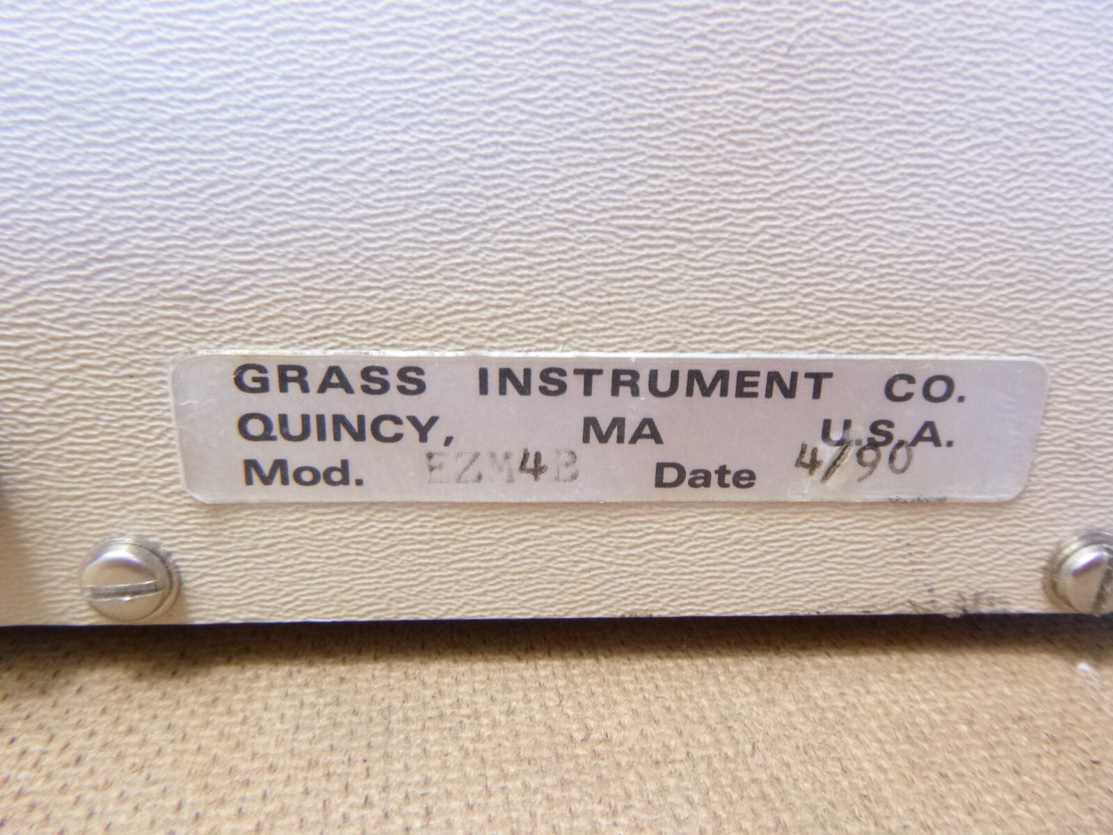 Grass Instrument EZM 4 Electrode Impedance Meter EZM4A EZM4B