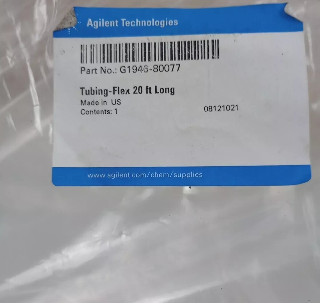 Tygon ACF00038 SPEC 1/2″ ID 3/4″ OD 20 Ft New in Sealed Agilent Bag #1946-80077