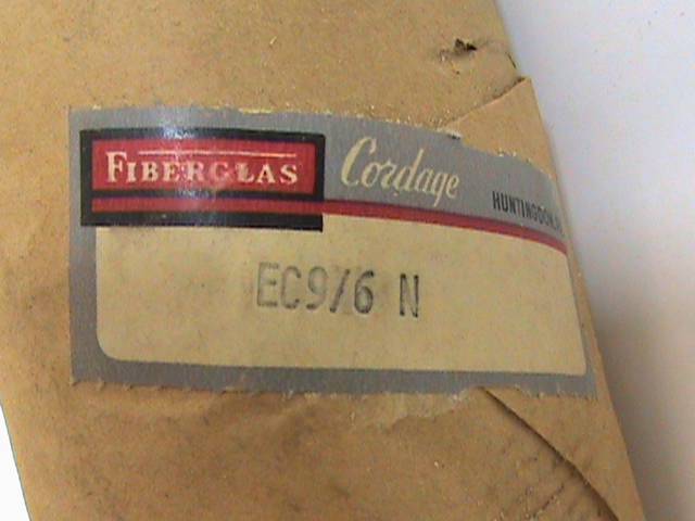 1.9 lbs Fiberglass Cord / String Fiberglas Cordage EC9/6N NOS