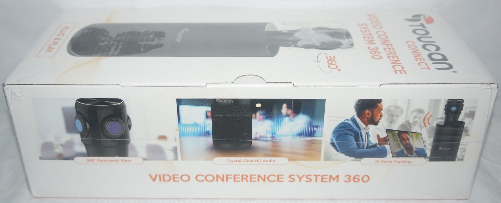 New Toucan SC360 Video Conference System 360 with Auto Voice Tracking – Black