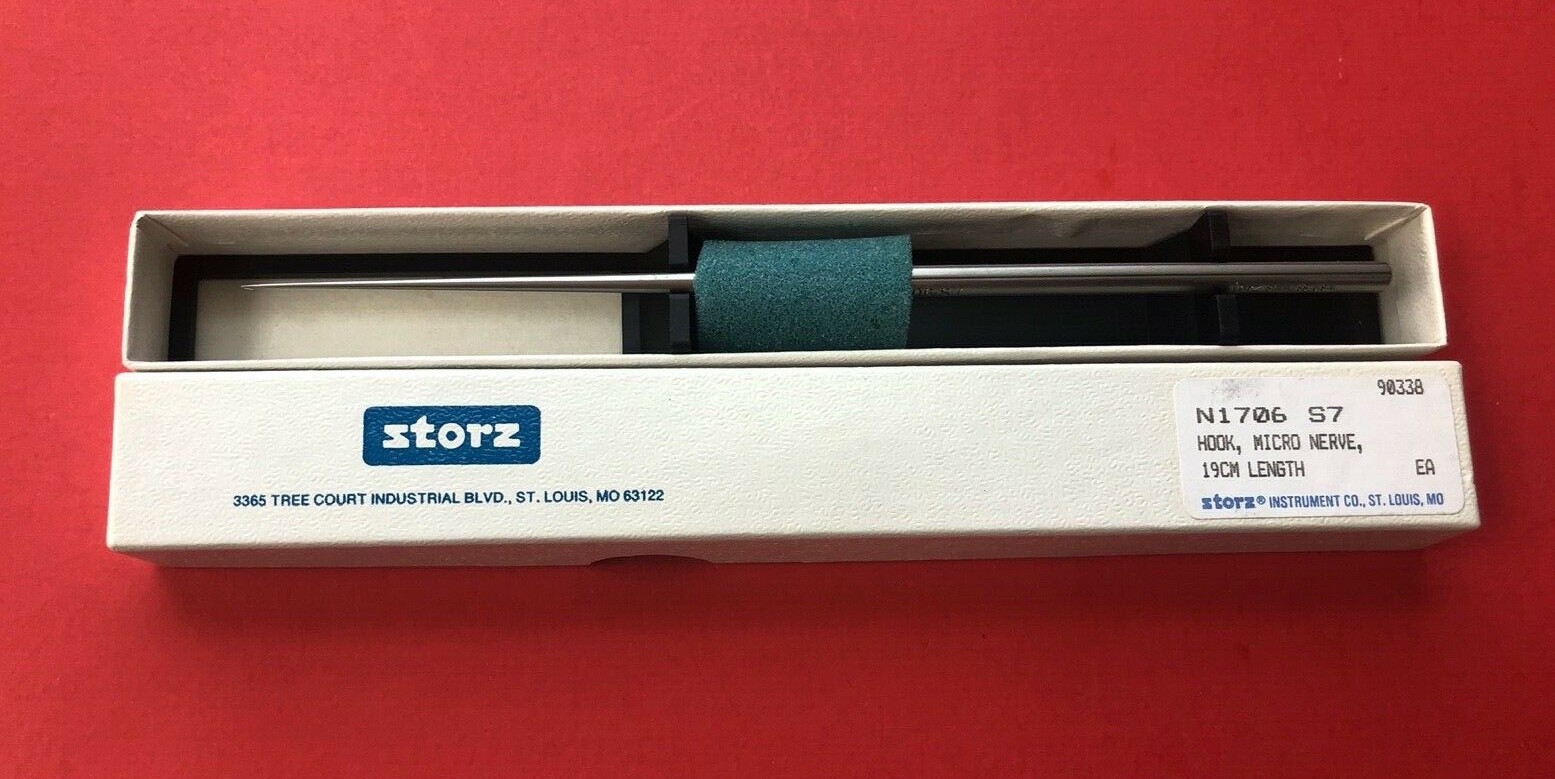 Karl Storz Micro Nerve Hook N1706 S7 ENT and Plastic Surgery Instrument