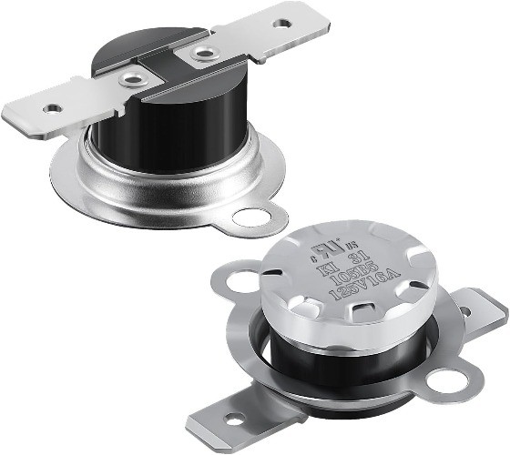 UL CUL KSD301 Thermal Switch 250V 16A 105C 113F Off 85C 185F Size: 105°C/221°F