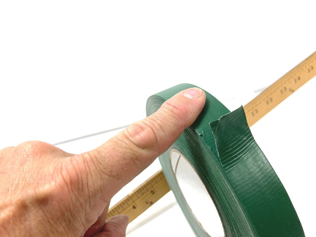 Duct Tape, Waterproof- Dark Green 1″ x 60 yards Roll