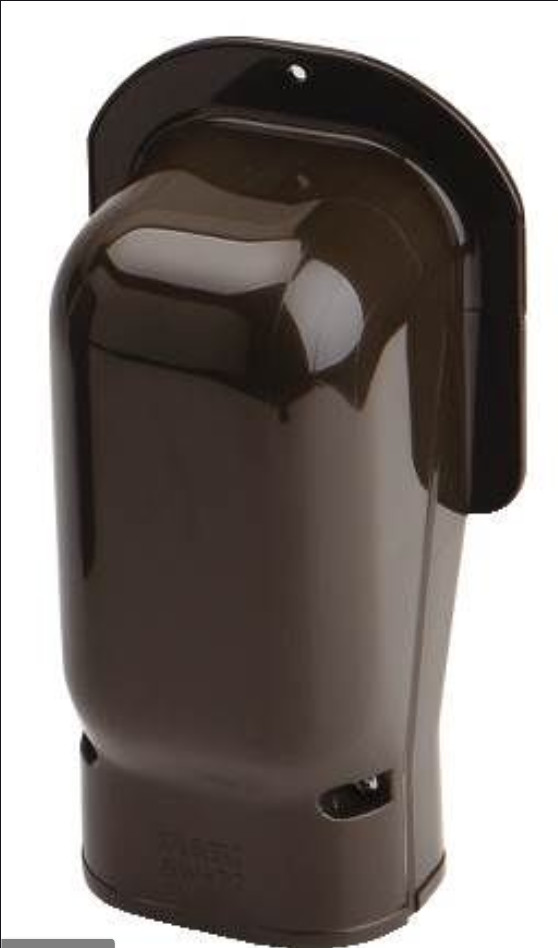 SlimDuct SW-77-B Wall Inlet – 3 in. x 2-1/2 in. Brown (set of 3)