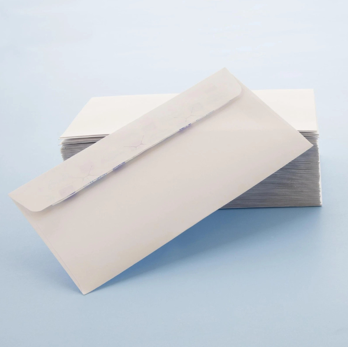 BAZIC #6-3/4 Peel & Self-Seal White Letter Mailing Envelopes 3-5/8” x 6-1/2”