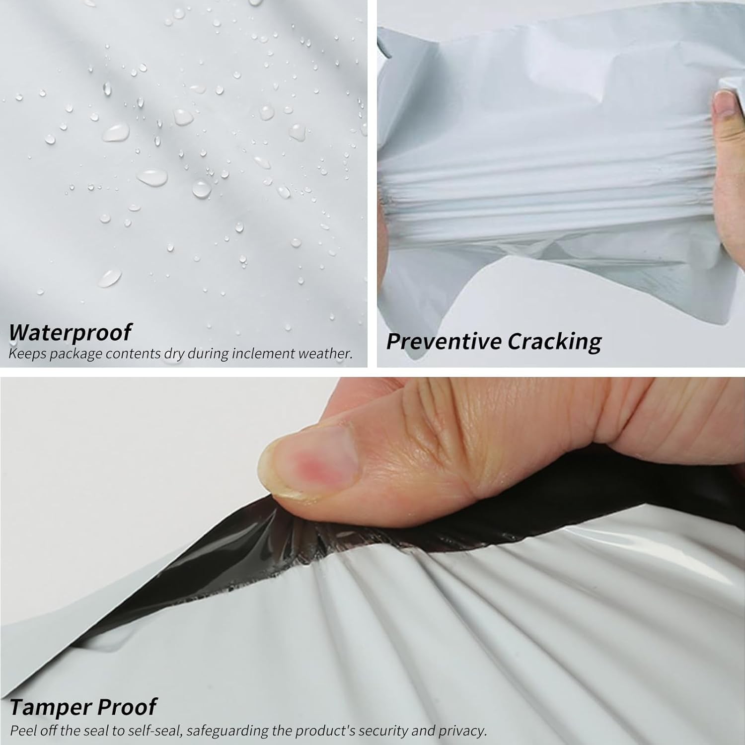 Poly Mailers Shipping Envelopes Self Sealing Plastic Mailing Bags Choose Size US