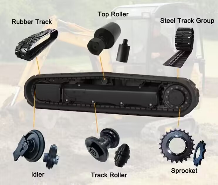 Top Roller Fits Kubota KX121-3 Excavator Undercarriage Replacement