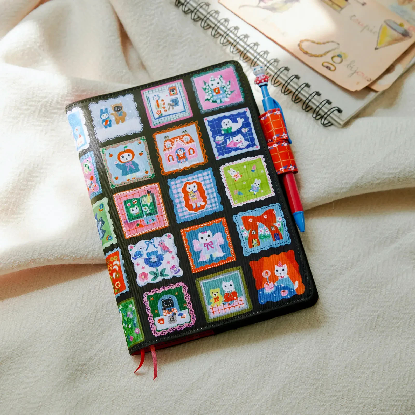 【NEW】Hobonichi Techo 2026 Yumi Kitagishi A5 Cover Cousin White Cat’s Daily Life