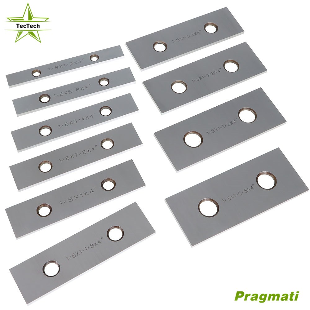 10 Pair 1/8 × 4″ Precision Parallel Set 0. 001″ Hardened Steel In Case