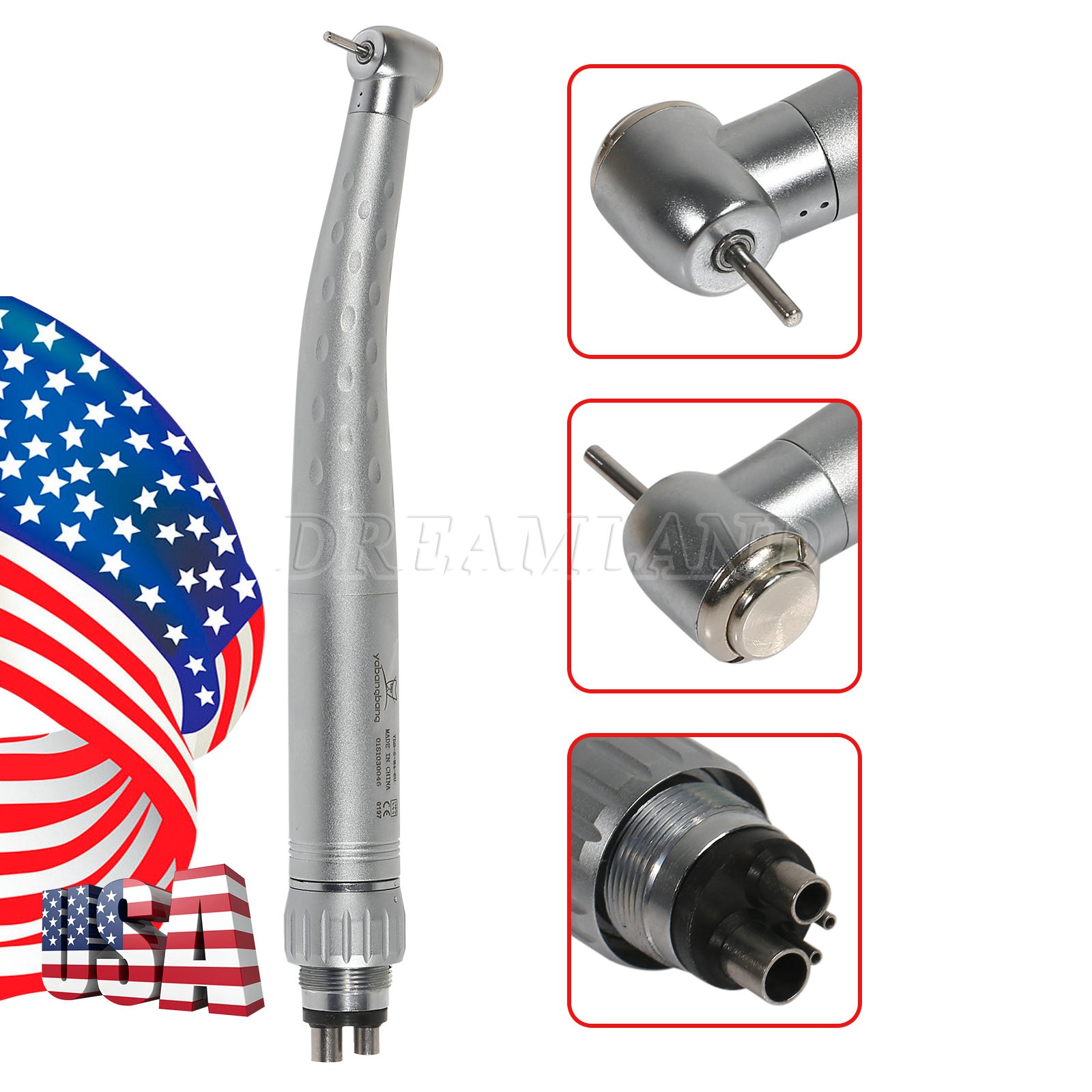 KAVO Style Dental High Speed Handpiece with 4 Hole Quick Coupler 360° Swivel