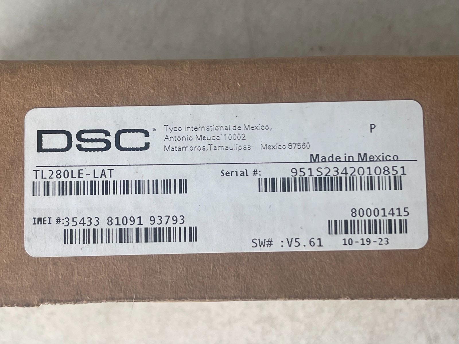 DSC TL280LE-LAT Dual-Path NEO Power Series Alarm Systems Communicator