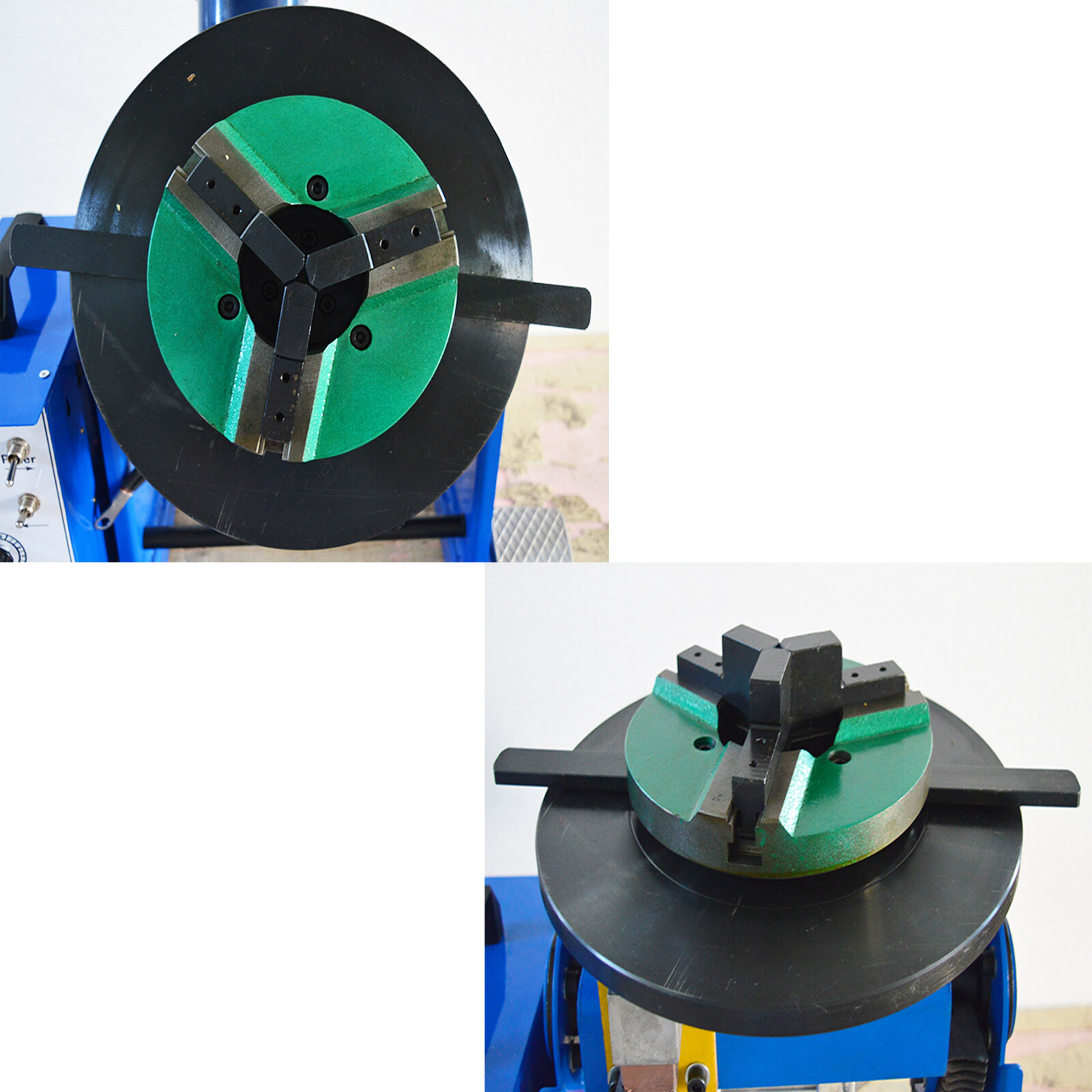 110V Welding Positioner Turntable 50KG with 200mm Chuck Manually Flip BW-50