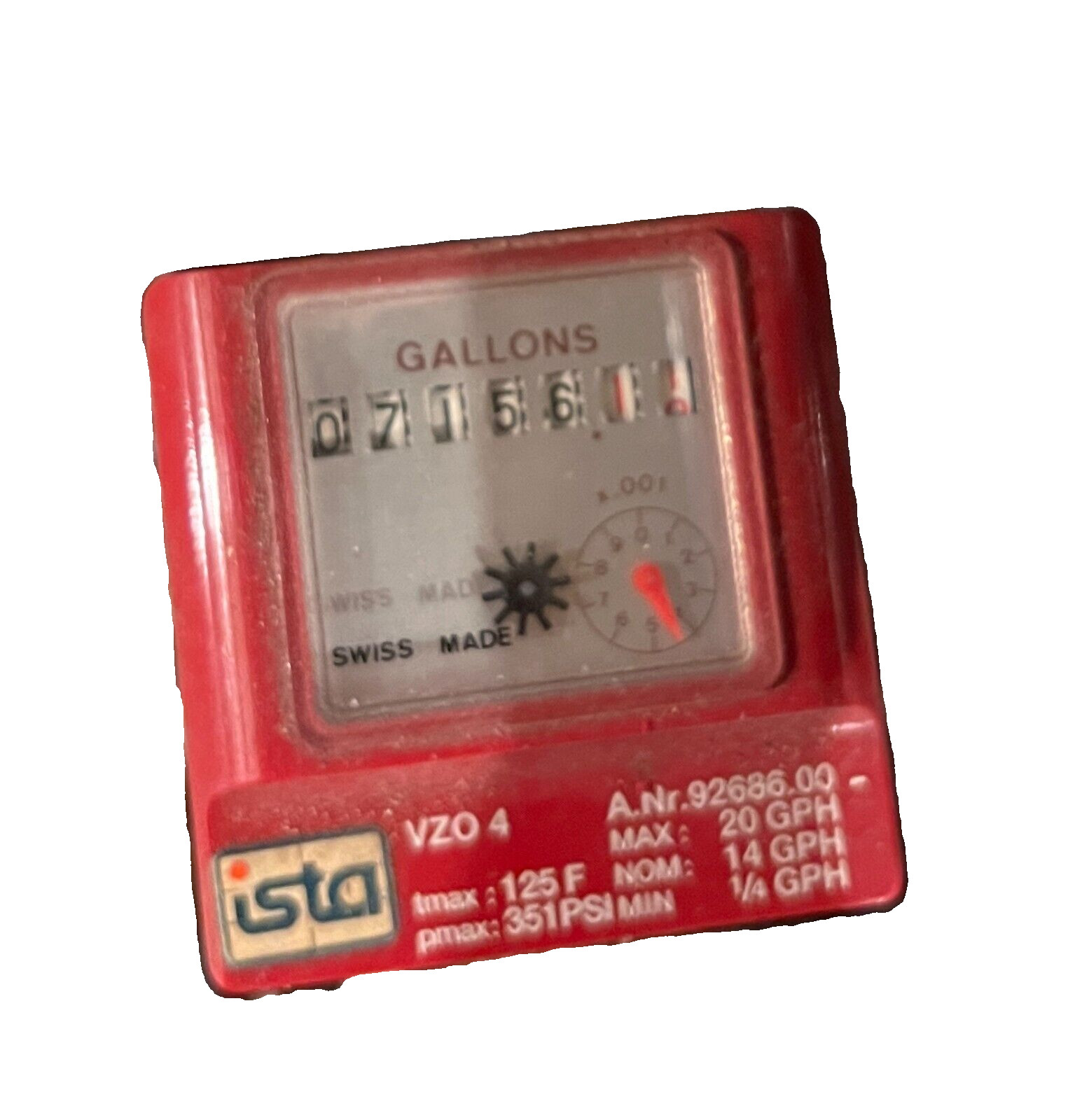 Aqua Metro ista VZO 4 Oil Counter/ Fuel Oil Meter