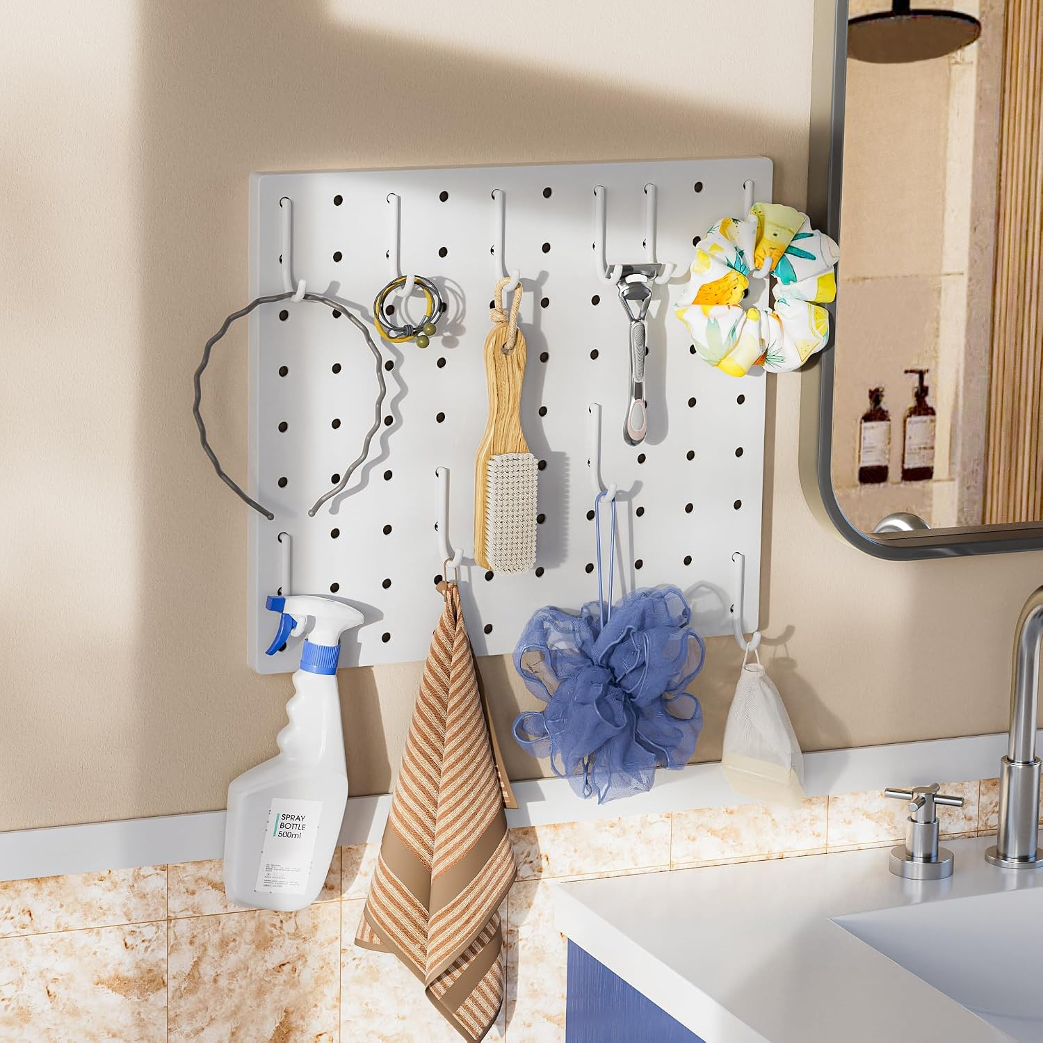 Pegboard Combination Kit – Pegboards and Accessories Modular Hanging for Wall…