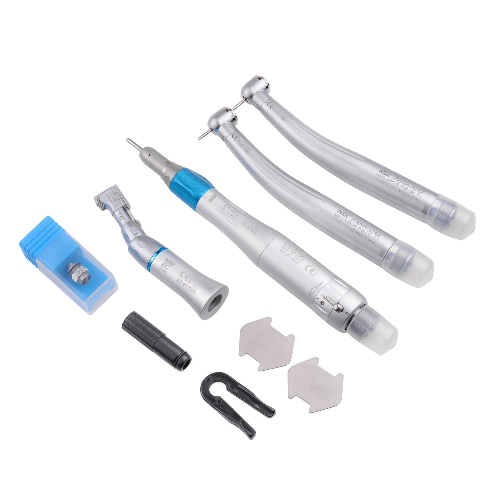 2PCS Dental LED High Speed Handpieces with Low Speed Handpiece Kit EX-203C B2 US