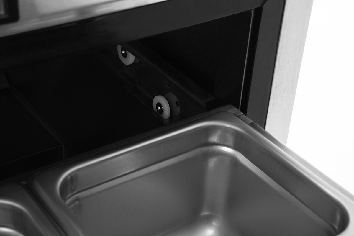 Atosa 27″ Under Counter 2 Drawer Refrigerator, Casters, MGF8415GR, Free Shipping