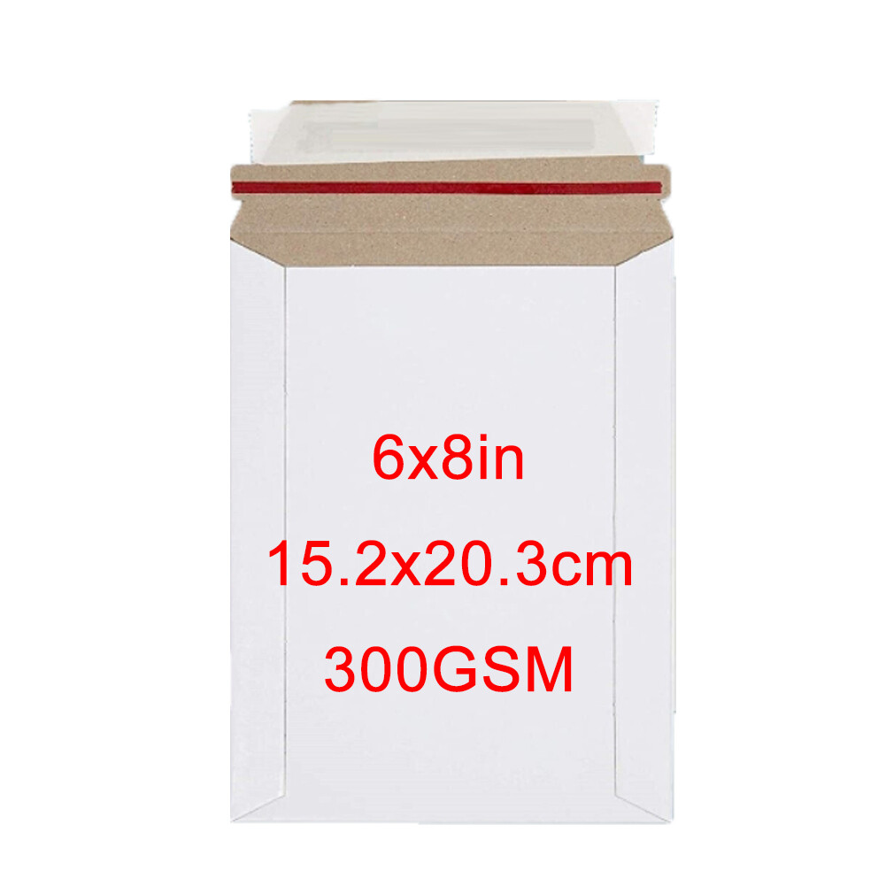 6×8 7×9 9×11.5 9.75×12.25 Rigid Photo Mailers Envelopes Flat Document Self Seal