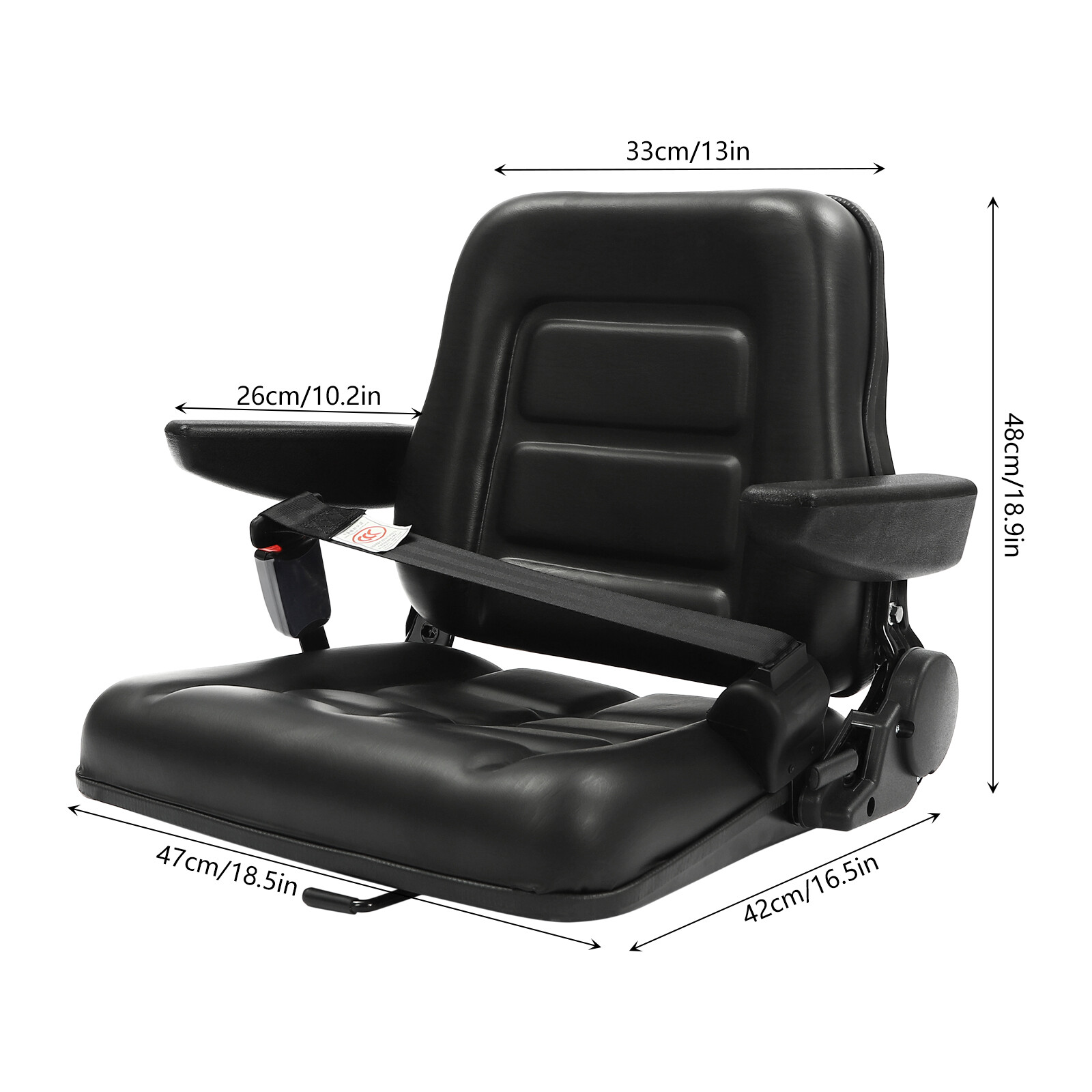 Tractor Seat – Combined Force+automatic Seat Belt+armrest