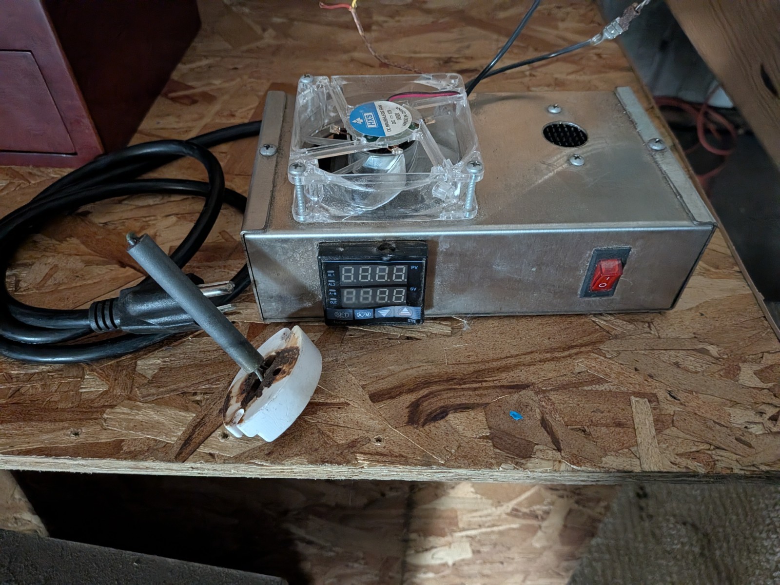 Tabletop Furnace Kiln Digital PID Temperature Controller Box Auber SYL w/ Probe