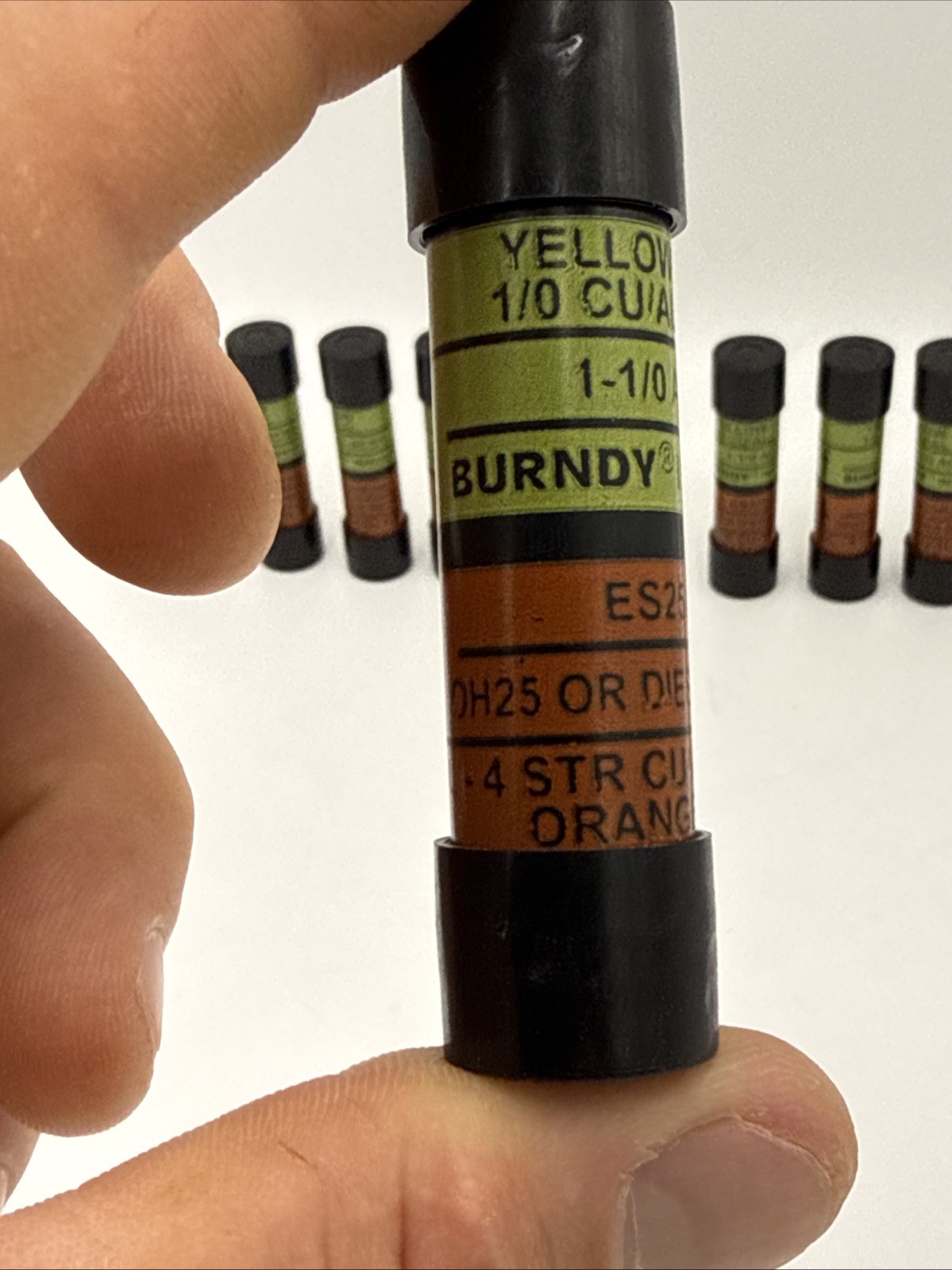 Lot of 10 Burndy ES25R2W INSULINK reducing service entrance sleeves CU/AL