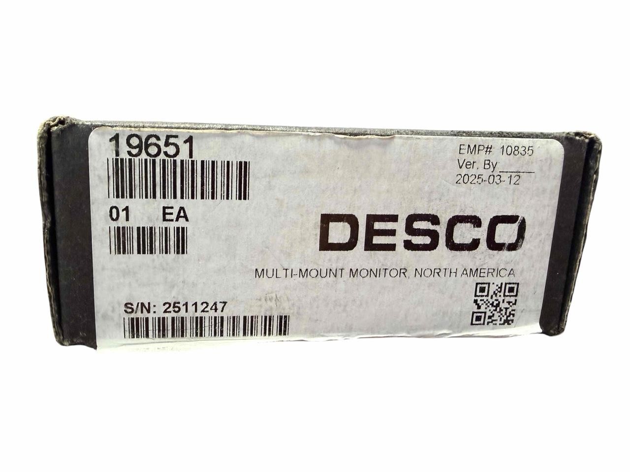 DESCO Multi-Mount Continuous Monitor Wave Distortion 19651 North American Plug