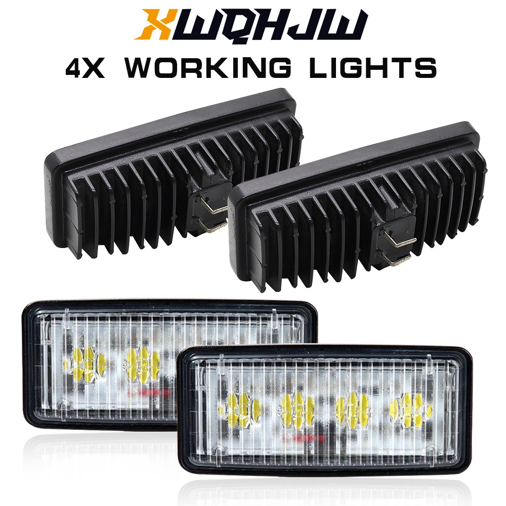 4X LED Upper Cab Lights for Deere 7210, 7410, 7510, 7610, 7710, 7810