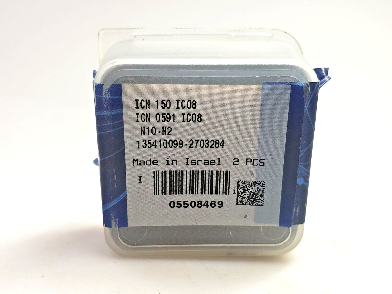 Iscar ICN 0591 / ICN 150 IC08 0.591″ (15.0mm) Carbide Drill Inserts (2 pcs)