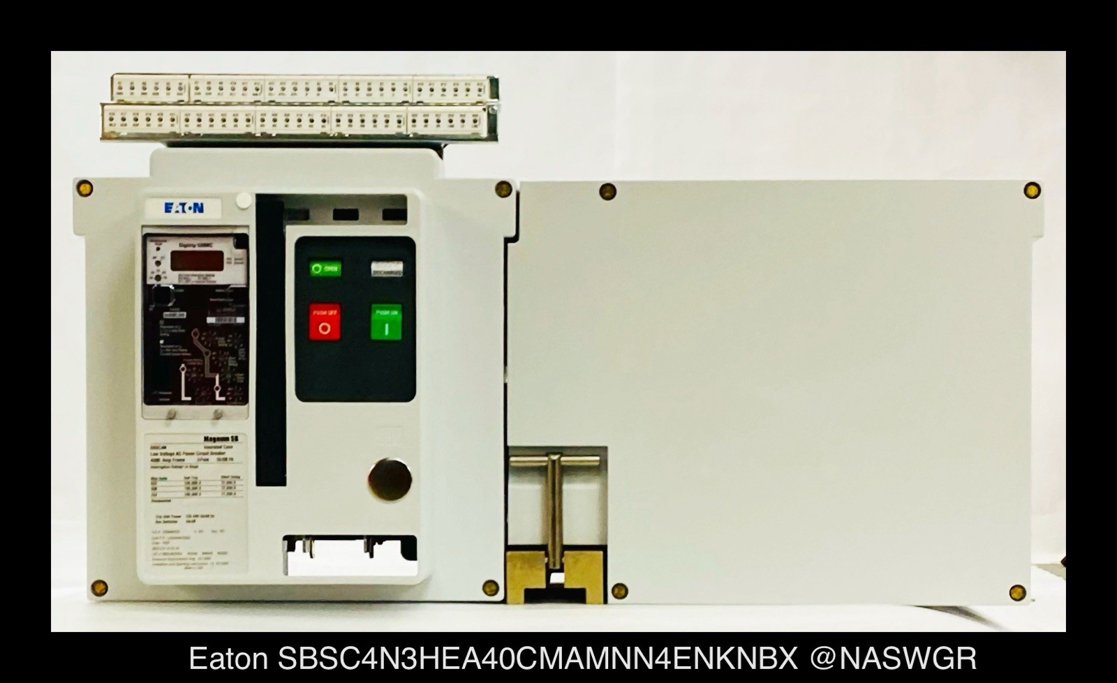 Eaton Magnum SB SBSC4N3HEA Circuit Breaker MO/BI – 4000A – Tested/1Yr Warranty