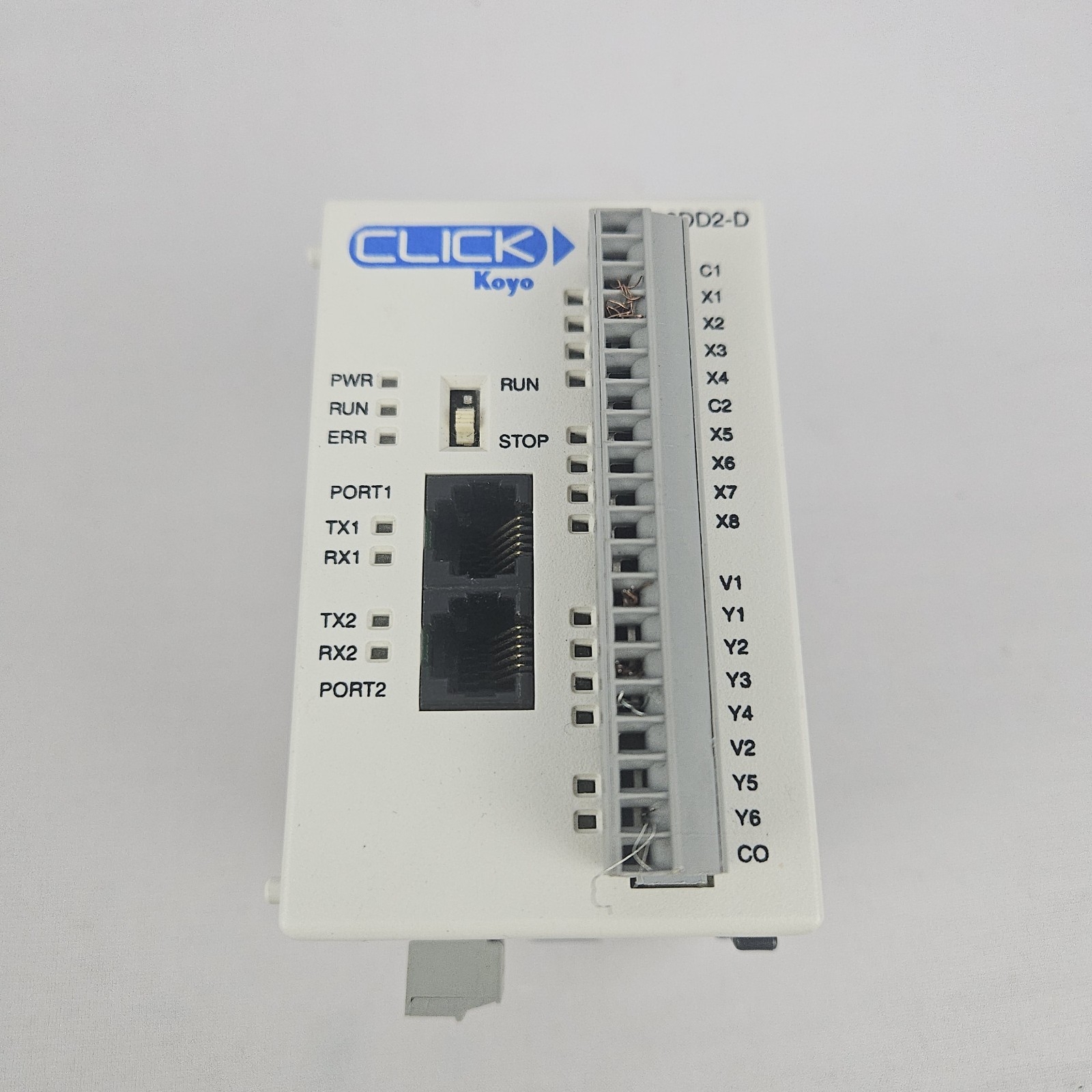 AutomationDirect / Koyo C0-00DD2-D CLICK PLC Programmable Controller Module Used