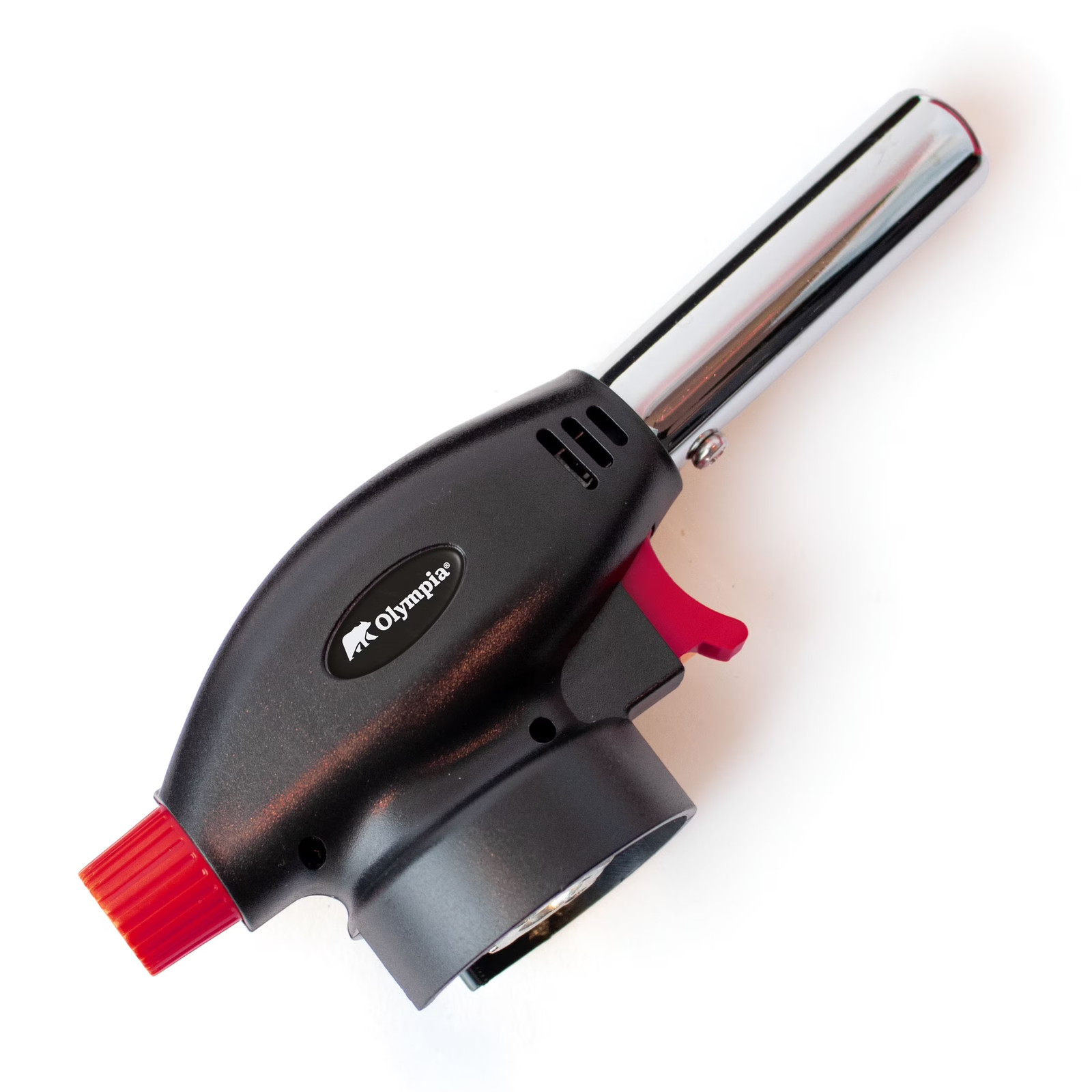 Olympia Outdoor Butane Torch Adjustable Flame 8oz Reusable Design
