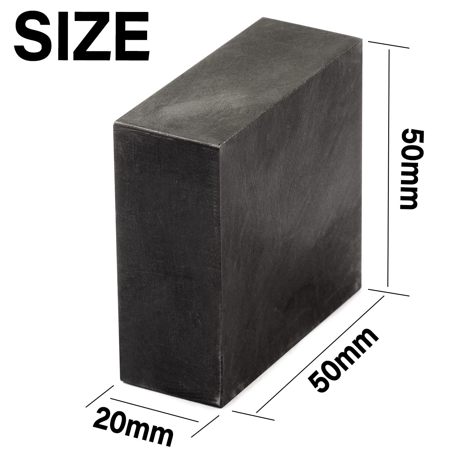 2 Packs Graphite Ingot Block 99.9% High Purity EDM Plate Gold,Silver
