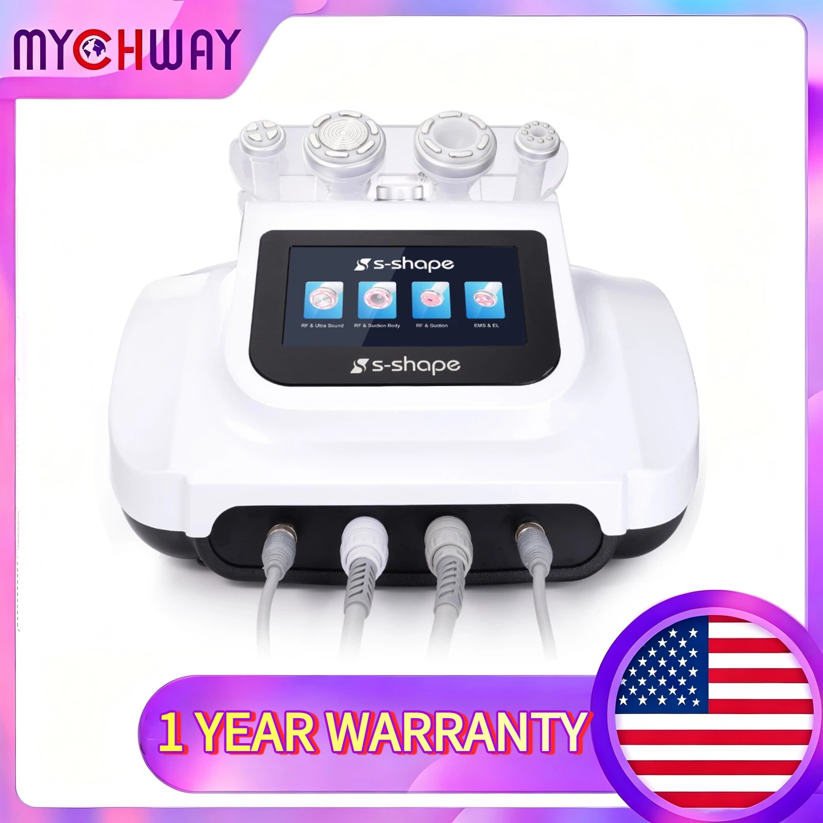 High Power Premium 4 in 1 Beauty Machine for Facial Care Body Silhouette Enhance