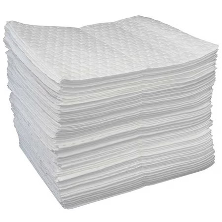Oil-Dri L90812 Sorbent Pad, 25 Gal, 15 In X 19 In, Universal, White,