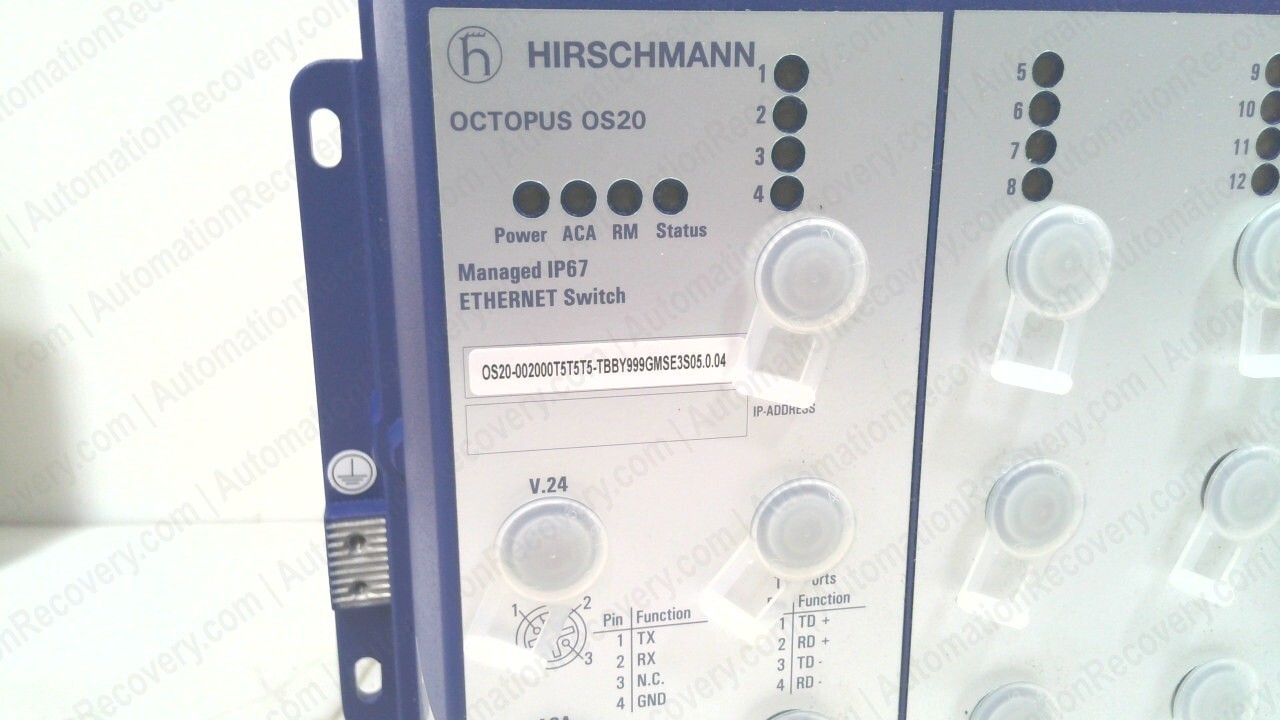HIRSCHMANN 0S20-002000T5T5T5-TBBY999GMSE3S ETHERNET SWITCH, NEW #278287