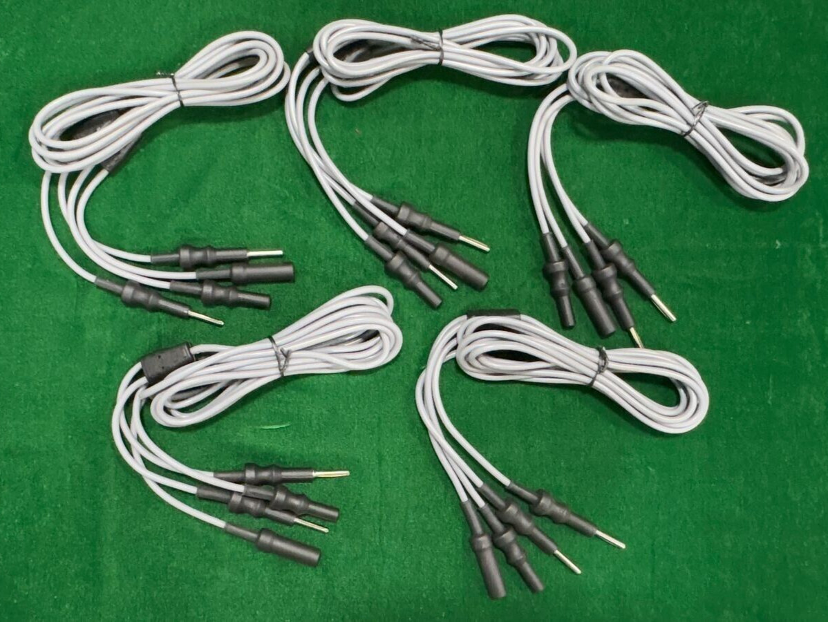5pc Laparoscopic TURP Single Stem Bipolar Cable 4mmx300cm Reusable Instruments