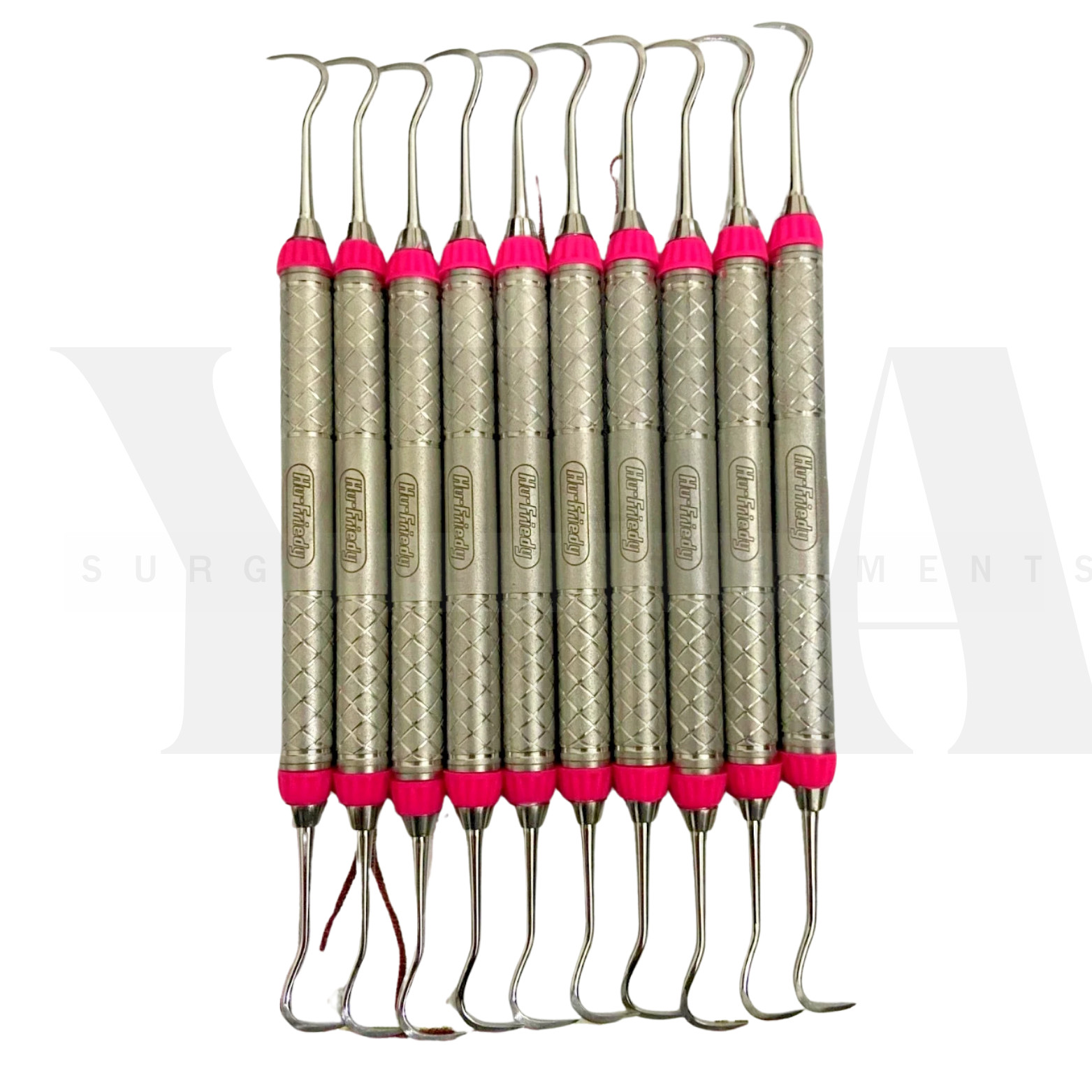 Lot of 10 Hu Friedy R138 (Montana Jack) Curved Sickle Scalers