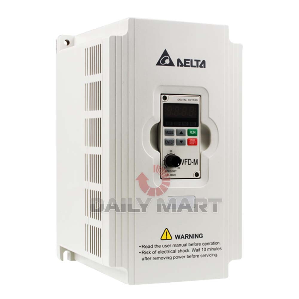 New In Box Delta VFD015M21A Frequency Converter 1.5KW 230V
