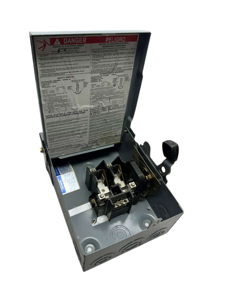 Square D D221NRB General Duty Safety Switch Series E3, 30A, 240VAC *Please Read*